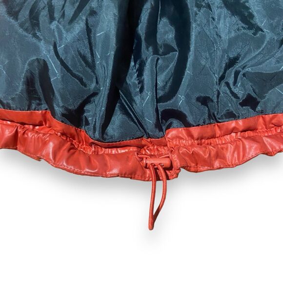Coldwear Women’s Down Feather Red Removable Fur Hood Puffer Jacket Coat Size L - Picture 5 of 12
